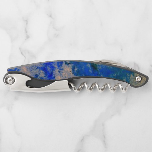Lapis Lazuli Design Cork Screw Kurkentrekker (Voorkant)