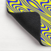 Lapis Lazuli Draaikolken Abstract Patroon Muismat (Hoek)