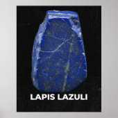 Lapis Lazuli Gemstone Poster (Voorkant)
