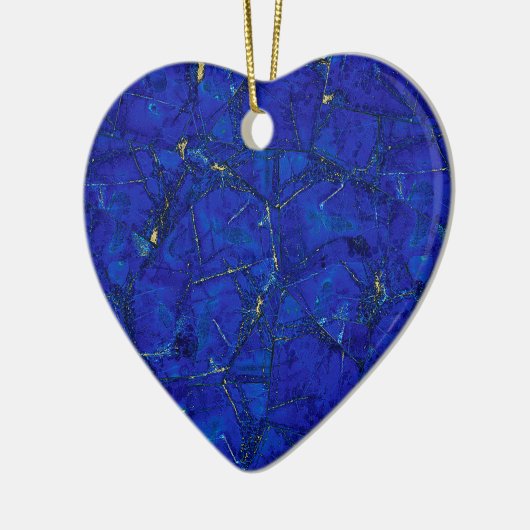 Lapis Lazuli Keramisch Ornament (Links)