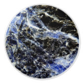 Lapis Lazuli keramische knop (Voorkant)