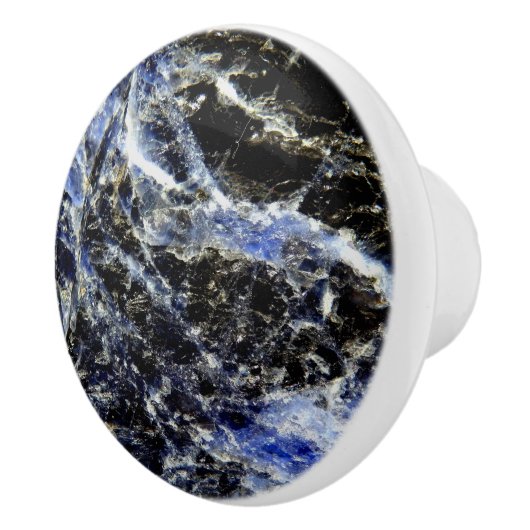 Lapis Lazuli keramische knop (Rechts)