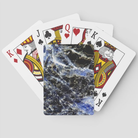 Lapis Lazuli Klassieke speelkaarten (Achterkant)