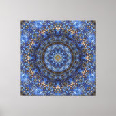 "Lapis lazuli laminaat" Mandala Canvas Afdruk (Voorkant)