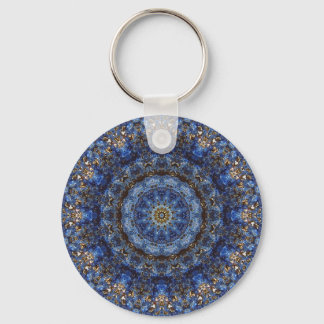 "Lapis Lazuli Laminate" Mandala sleutelhanger