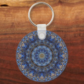 "Lapis Lazuli Laminate" Mandala sleutelhanger (Voorkant)