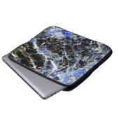 Lapis Lazuli-laptophoes Laptop Sleeve (Voorkant onderkant)