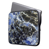 Lapis Lazuli-laptophoes Laptop Sleeve (Voorkant Links)