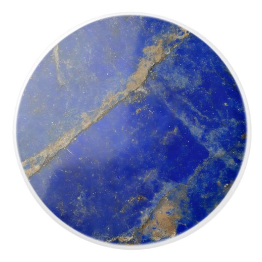 Lapis Lazuli-patroon Keramische Knop (Voorkant)