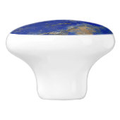 Lapis Lazuli-patroon Keramische Knop (Zijkant)