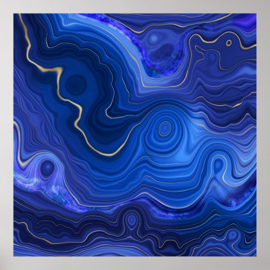 Lapis lazuli-Poster Poster (Voorkant)