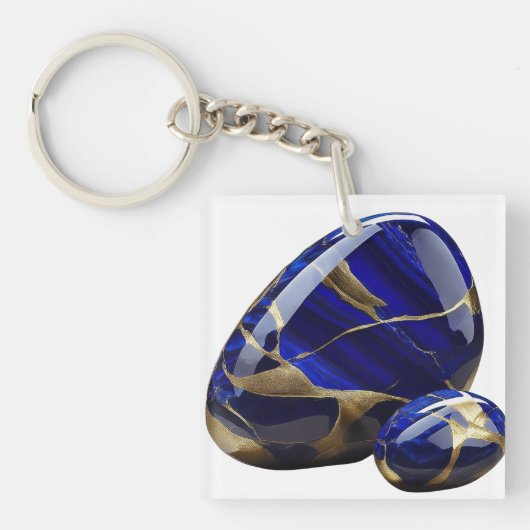 Lapis Lazuli Sleutelhanger (voorkant)