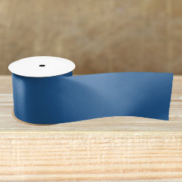 Lapis Lazuli Solid Color Satijnen Lint