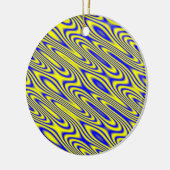 Lapis Lazuli Swirlies Abstract Pattern Keramisch Ornament (Links)