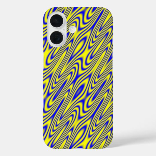 Lapis Lazuli Swirlies iPhone Case (Achterkant)