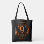 Lapis Lazuli trouwdag 10 jaar Tote Bag (Achterkant)