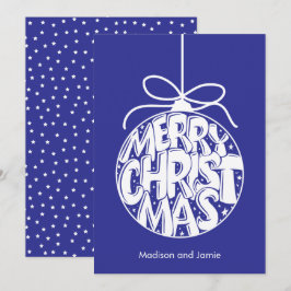 Lapis Merry kerstOrnament Kaart