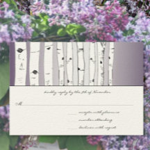 Lapis Paarse Wolk Berk Huwelijk RSVP