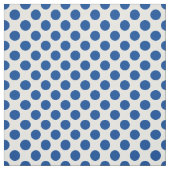Lapis Polka Dot Stof (Swatch)
