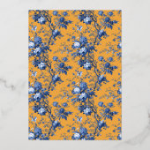 Lapis Rose Wedding Folie Uitnodiging (Achterkant)