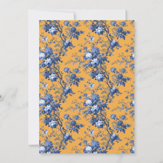 Lapis Rose Wedding Kaart (Achterkant)