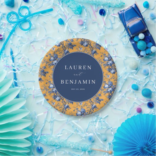 Lapis Rose Wedding Papieren Bordje (Feest)