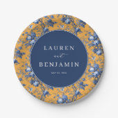 Lapis Rose Wedding Papieren Bordje (Voorkant)