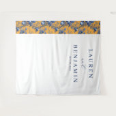 Lapis Rose Wedding Wandkleed (Voorkant (horizontaal))