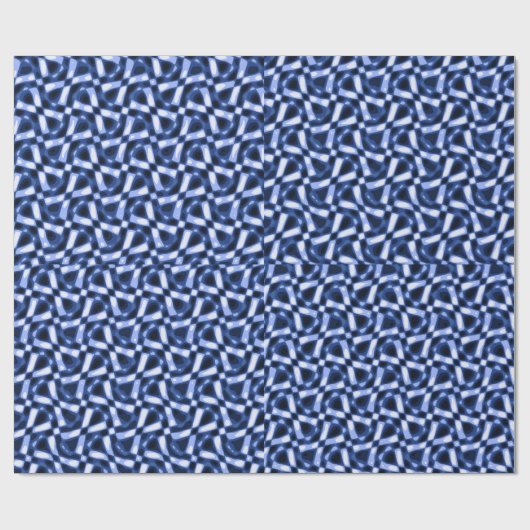 Lapislazuli kleuren Simulatie Cadeaupapier (Vlak)