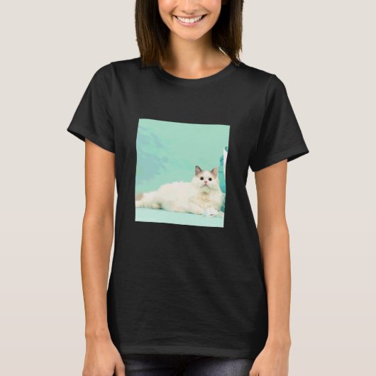 lapjeskat_001 t-shirt (Voorkant)