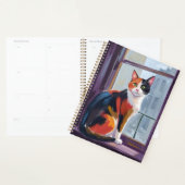 Lapjeskat | Aquarel vensterbank huisdier Planner (Display)