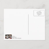 Lapjeskat En Sneeuwmannen Briefkaart (Achterkant)