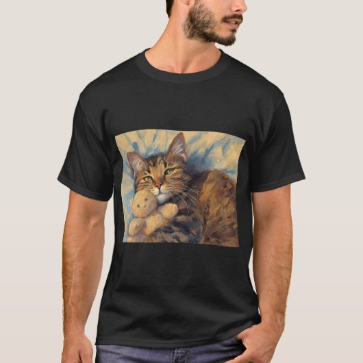 Lapjeskat en Teddy T-shirt (Voorkant)