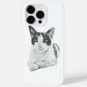 Lapjeskat Halftoon Case-Mate iPhone Case (Achterkant)