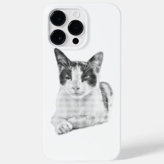 Lapjeskat Halftoon Case-Mate iPhone Case (Achterkant)