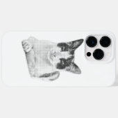 Lapjeskat Halftoon Case-Mate iPhone Case (Achterkant (horizontaal))