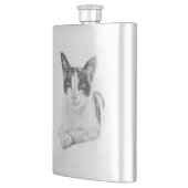 Lapjeskat halftoon effect flacon (Links)