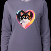 Lapjeskat Hart Frame Neon Pop Art T-shirt