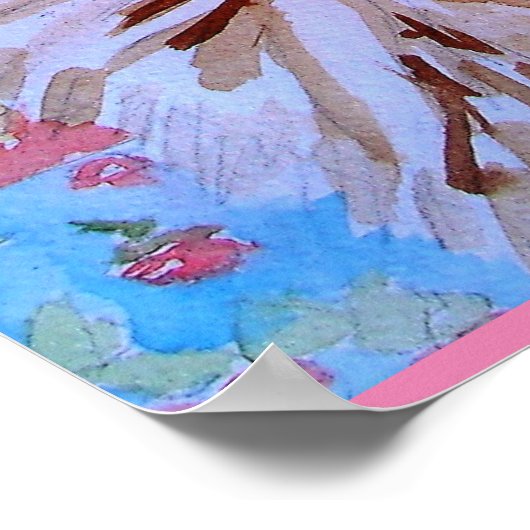 Lapjeskat Mooie katten & Kleurrijke quiltposter Poster (Hoek)