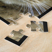 Lapjeskat Portret Legpuzzel (Zijkant)