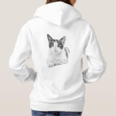 Lapjeskat Retro Halftone Hoodie (Achterkant)