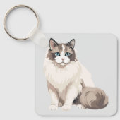 Lapjeskat Sleutelhanger (Voorkant)