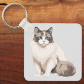 Lapjeskat Sleutelhanger (Voorkant)