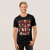 lapjeskatten AI-kunst T-shirt (Voorkant volledig)