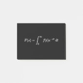 Laplace-transformatievergelijking, wiskunde-basist post-it® notes (Voorkant)
