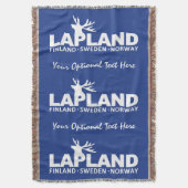 LAPLAND aangepaste deken gooien (Voorkant Verticaal)