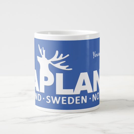 LAPLAND aangepaste monogram & kleur mokken (Voorkant)