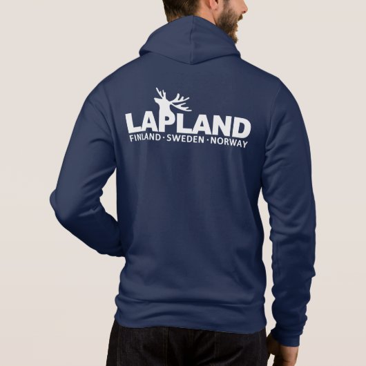 LAPLAND aangepaste naam / tekst Hoodie (Achterkant)