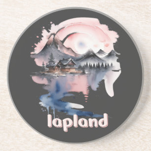 Lapland Adventures Zandsteen Onderzetter
