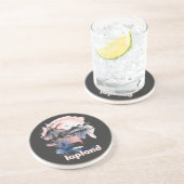 Lapland Adventures Zandsteen Onderzetter (Zijkant)